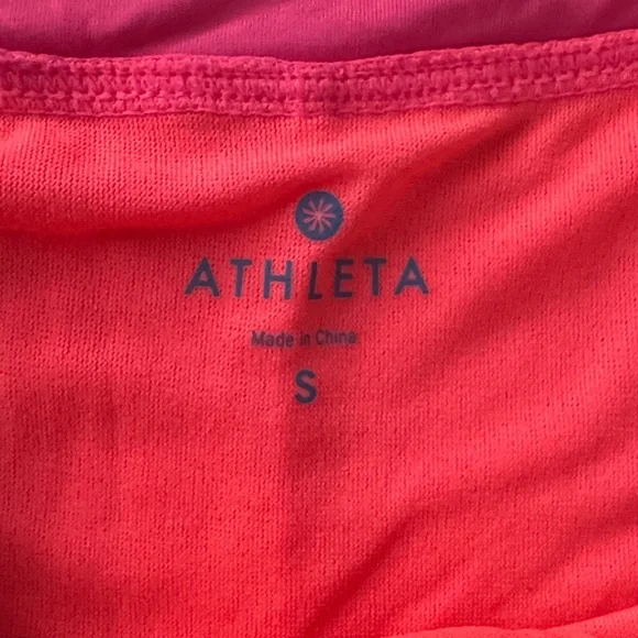 Athleta Bright Pink Athletic Shorts - Picture 2 of 3